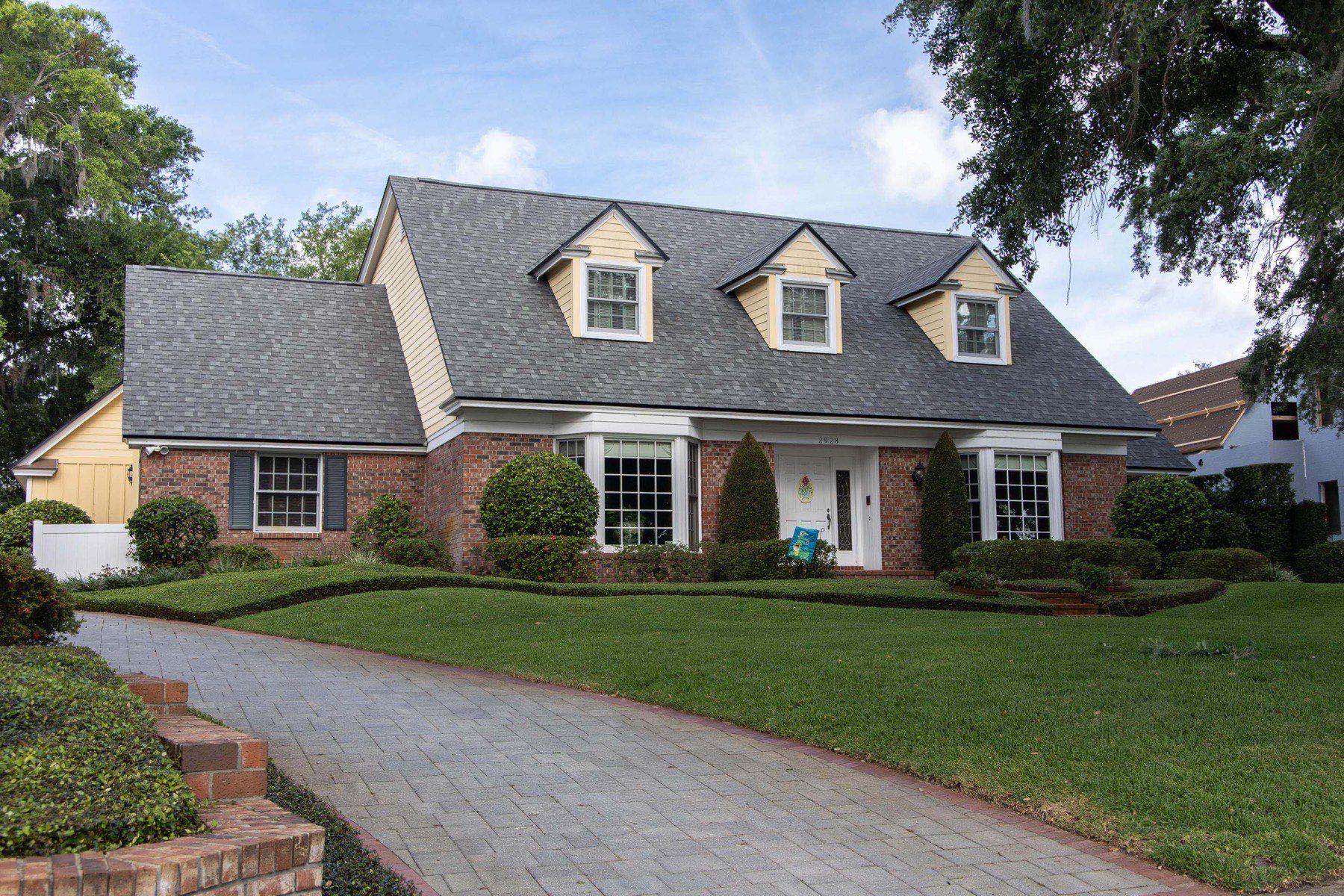 Completed shingle roof replacement on an Orlando home